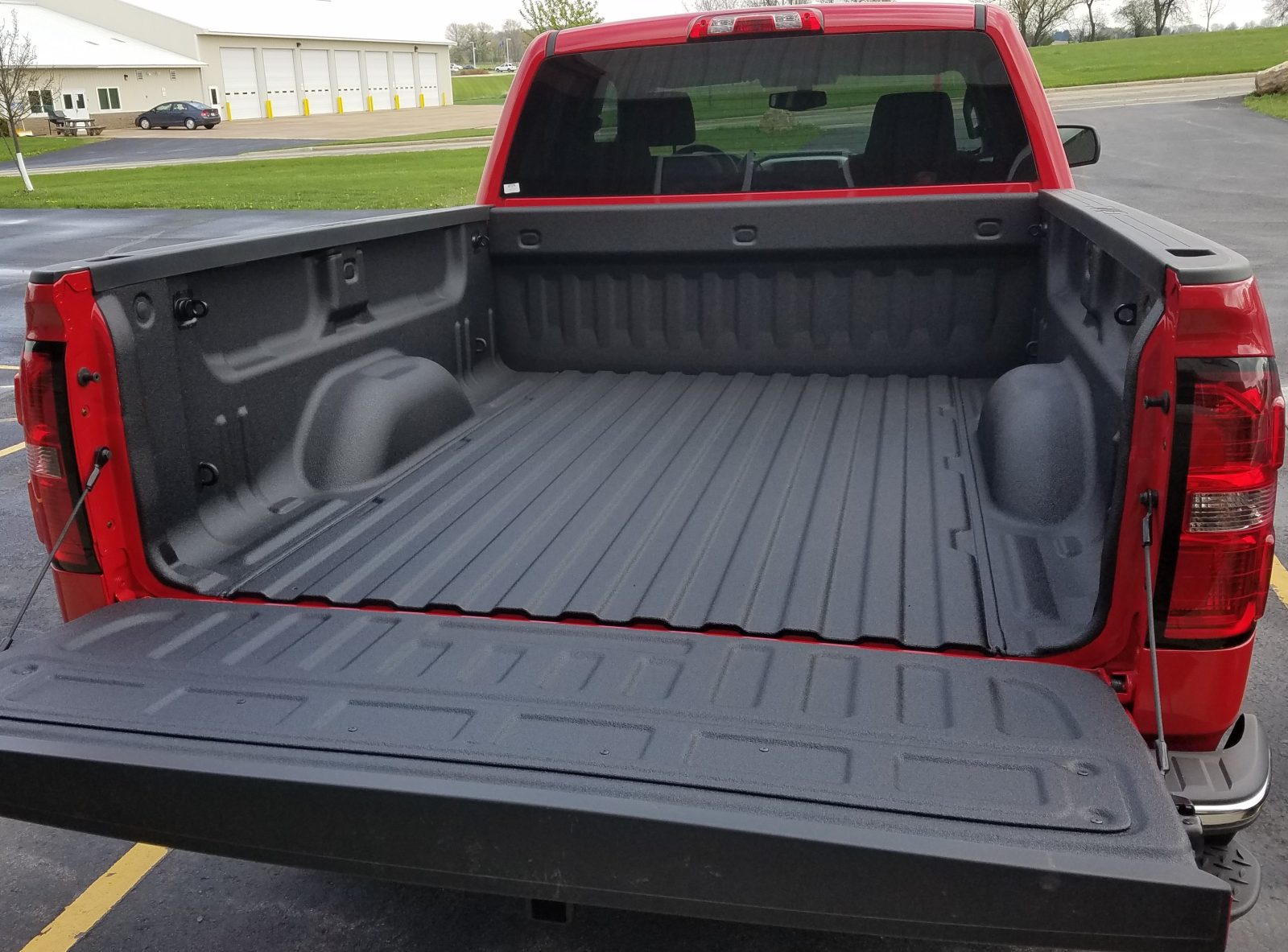 Vehicle with rusting frame treated and coated